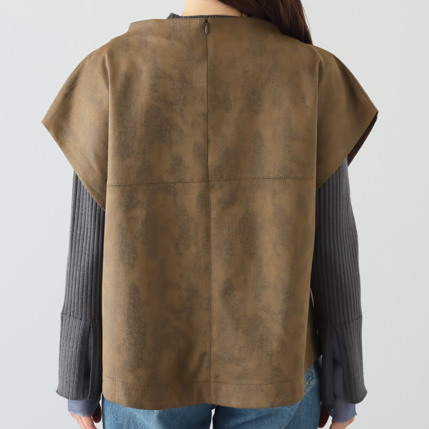 コモエリークローゼット スクエア レイヤートップス