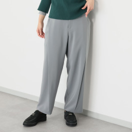 コモエリークローゼット ダイアゴナル タックパンツ