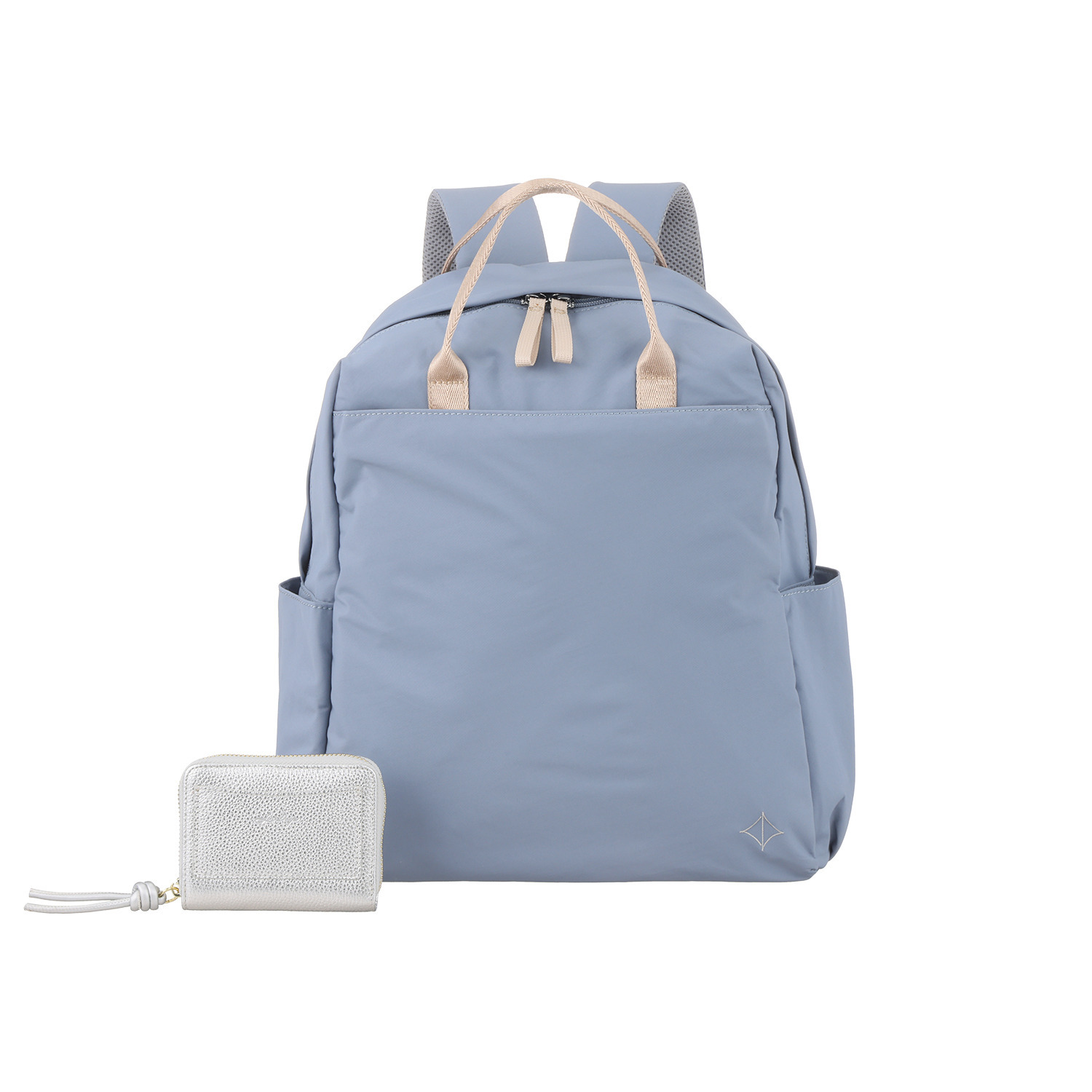 リズデイズ はっ水 Ａ４サイズ対応 リュック＆牛革ミニ財布