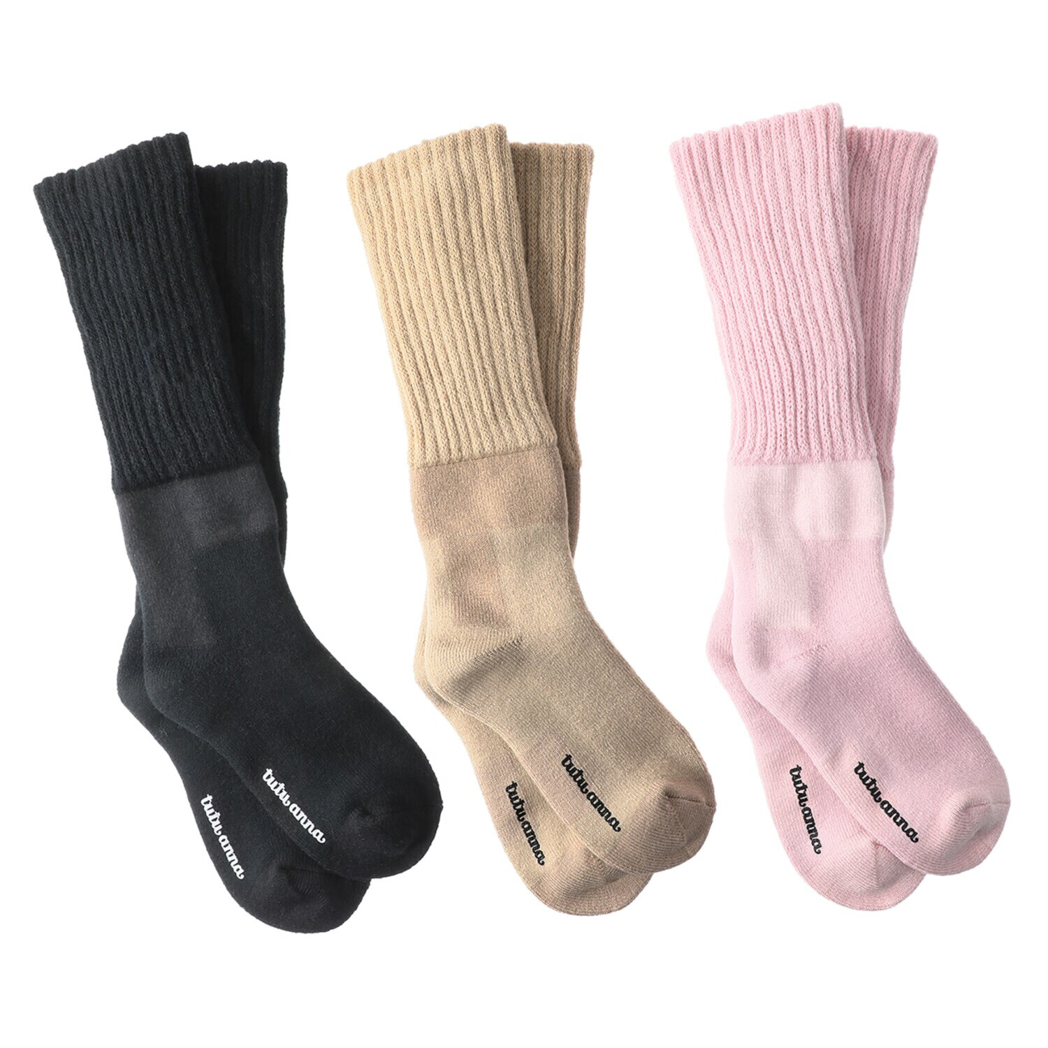 まるで カイロのような暖かさ アメリブハイソックス ３足組セット