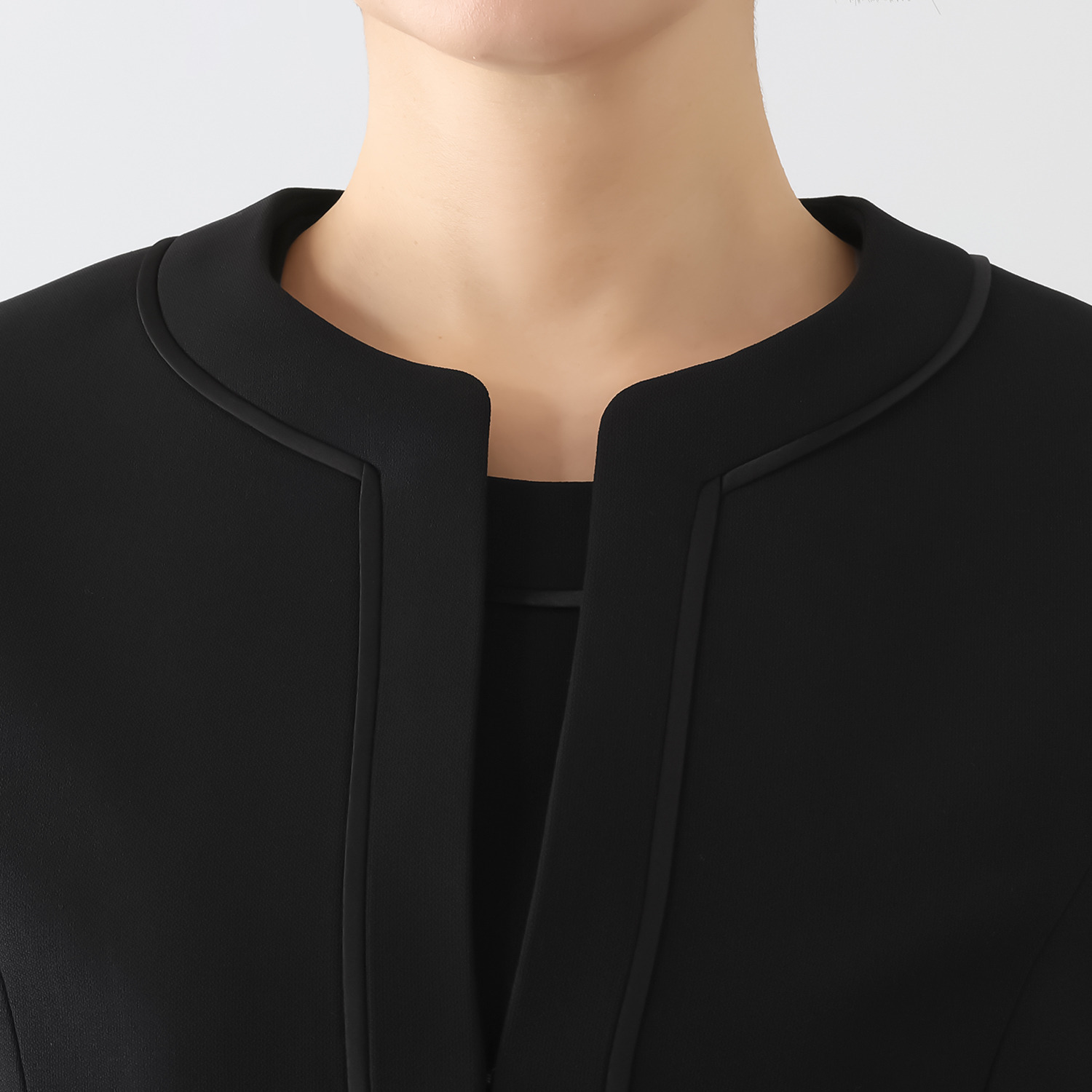 ニュイ ブラックフォーマル 洗濯機で洗える ロング丈アンサンブル 着丈：１１８〜１２０ｃｍ