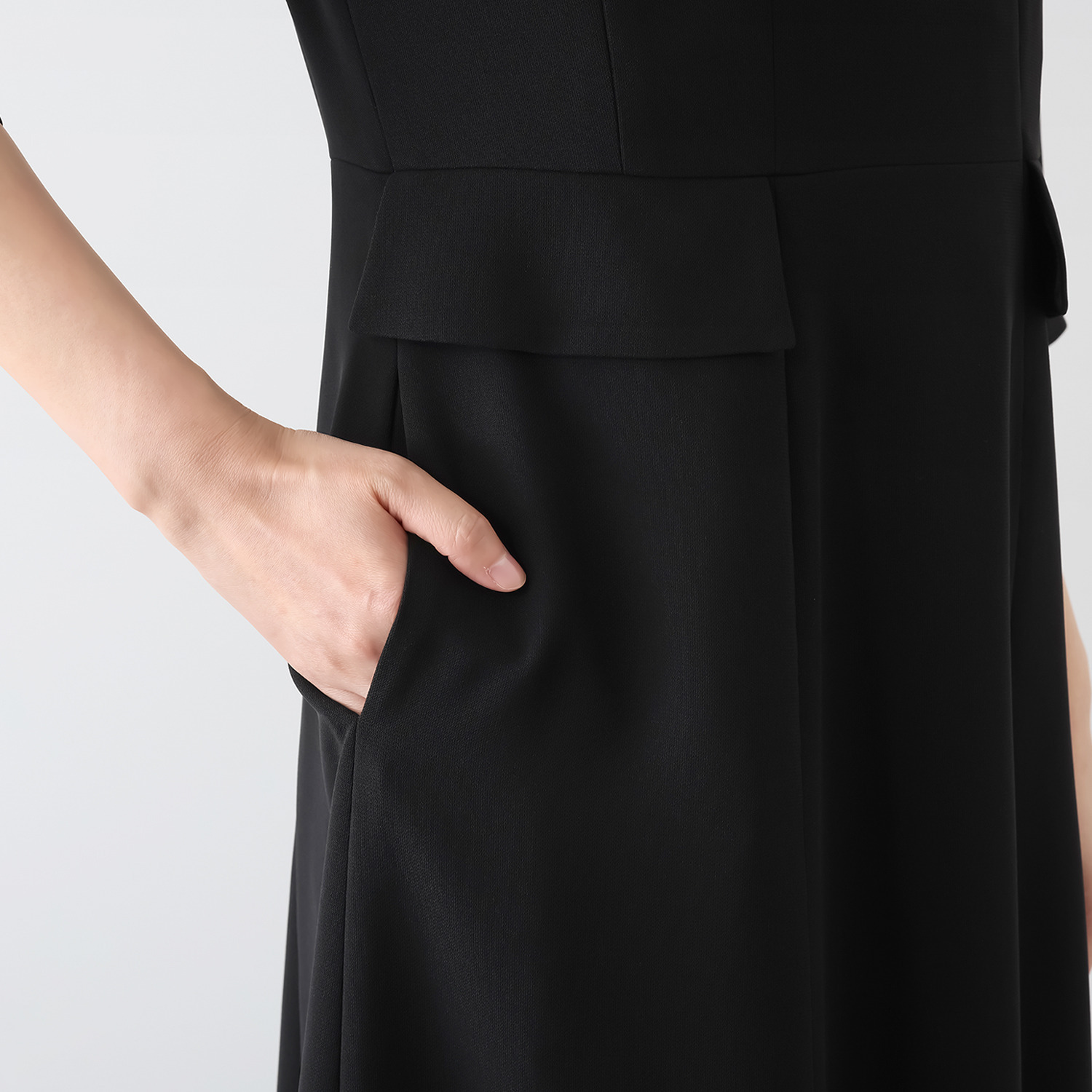 ニュイ ブラックフォーマル 洗濯機で洗える ロング丈アンサンブル 着丈：１１８〜１２０ｃｍ