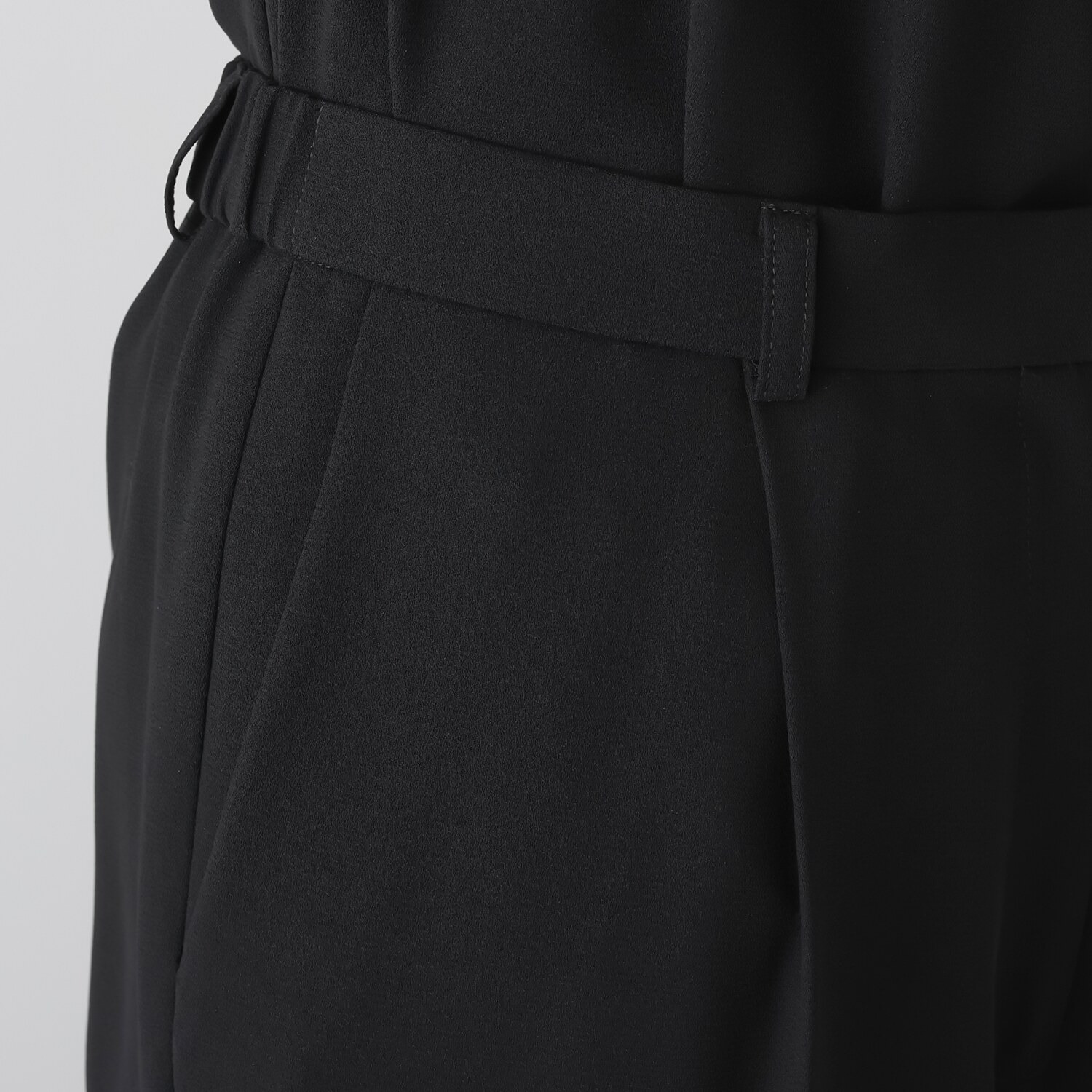 ニュイ ブラックフォーマル 洗濯機で洗える セミフレアーパンツ