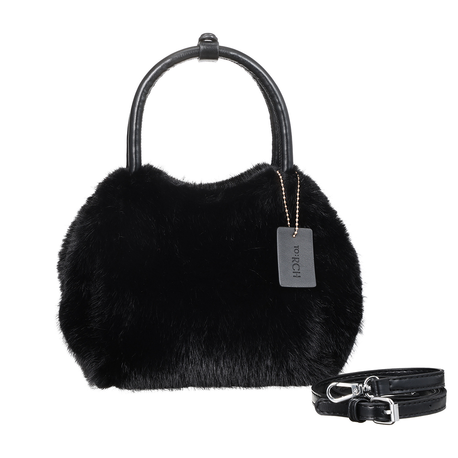 トーチ フェイクファー ミニバッグ