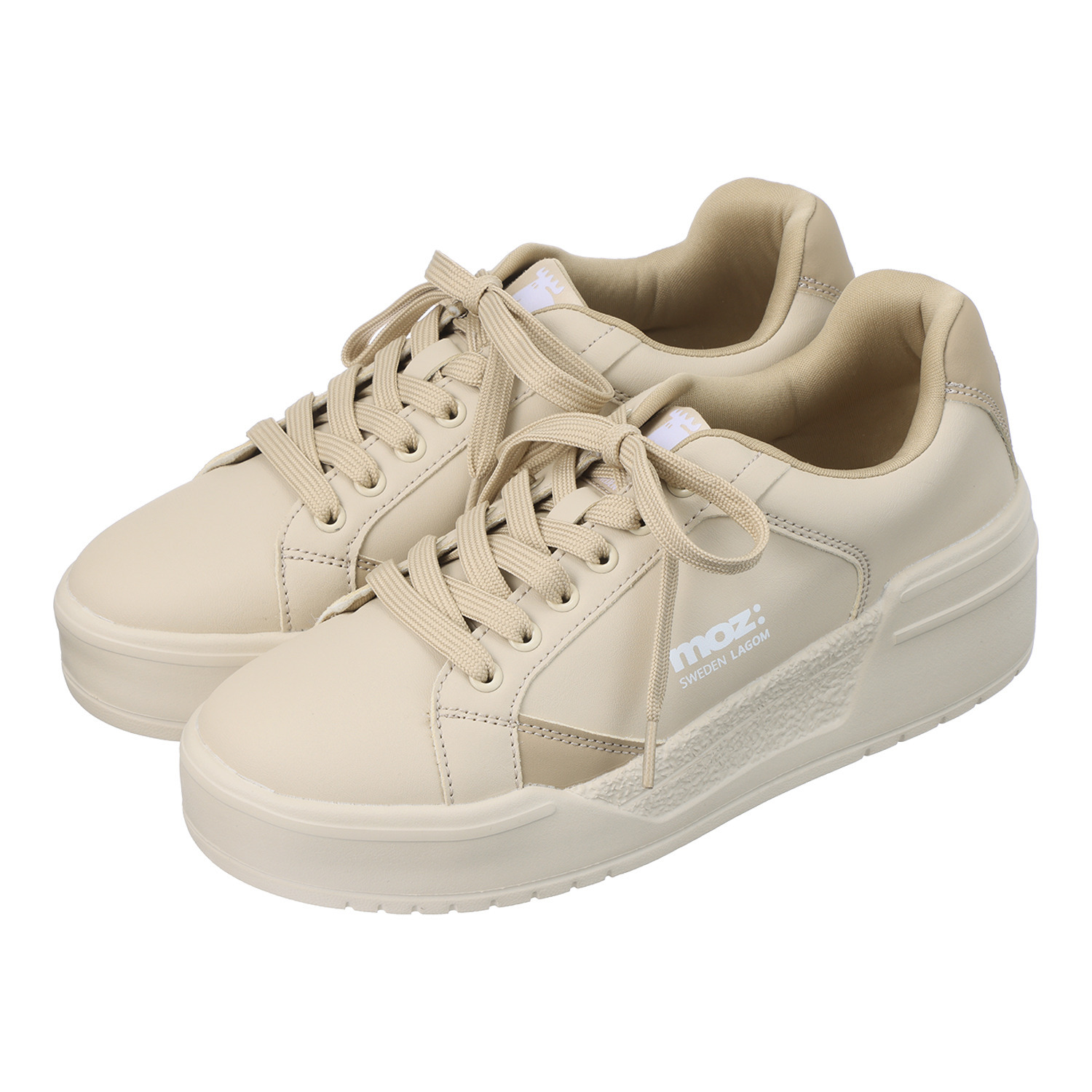 モズ 防水・軽量 厚底プラットフォーム スニーカー