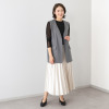 エアリーフェアリー ストレッチカルゼ 着回しスタイルアップジレ