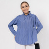 エアリーフェアリー ミニ襟 タックデザイン ストライプシャツ