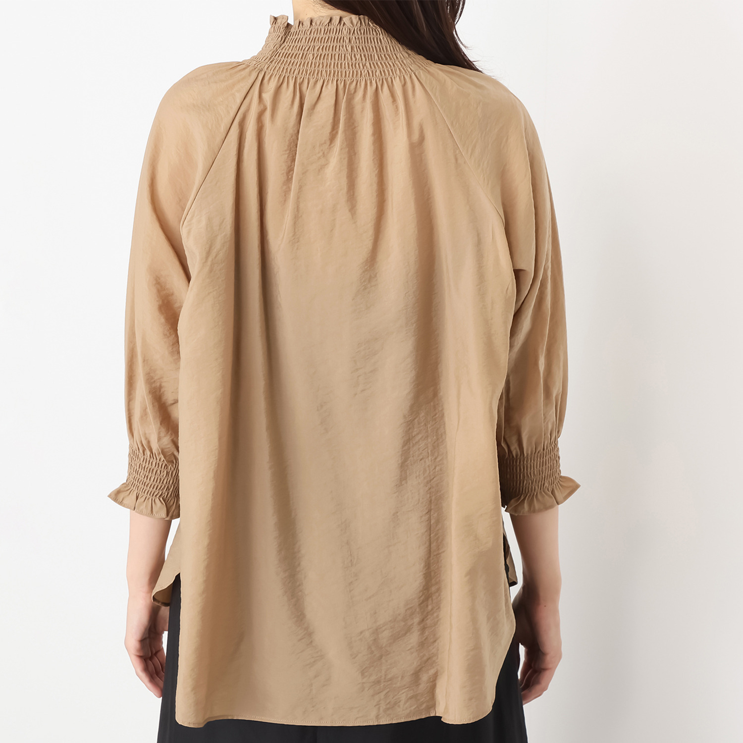 エアリーフェアリー シャーリング 七分袖ブラウス