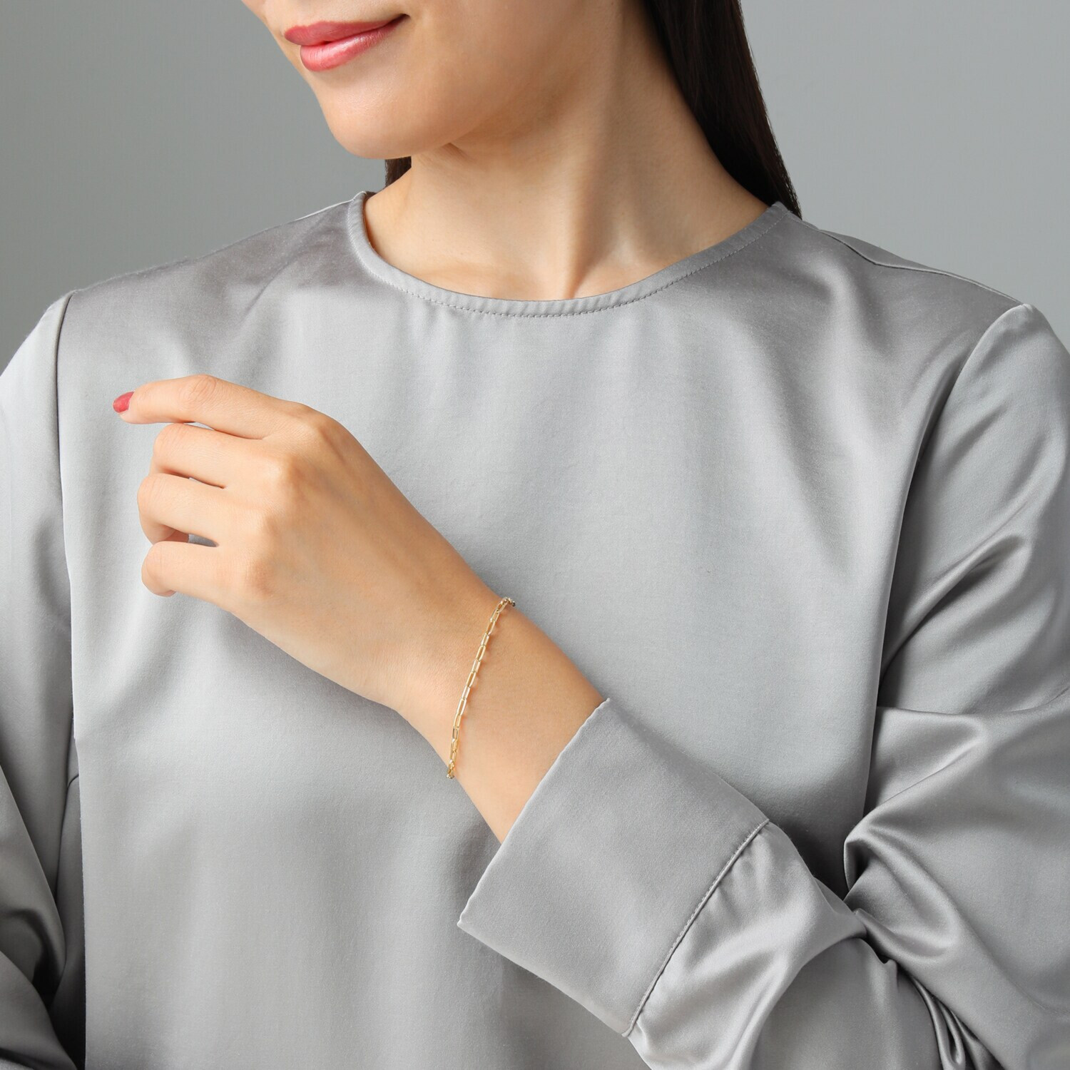 オーサムジュエリー １８Ｋ クリップデザイン ブレスレット