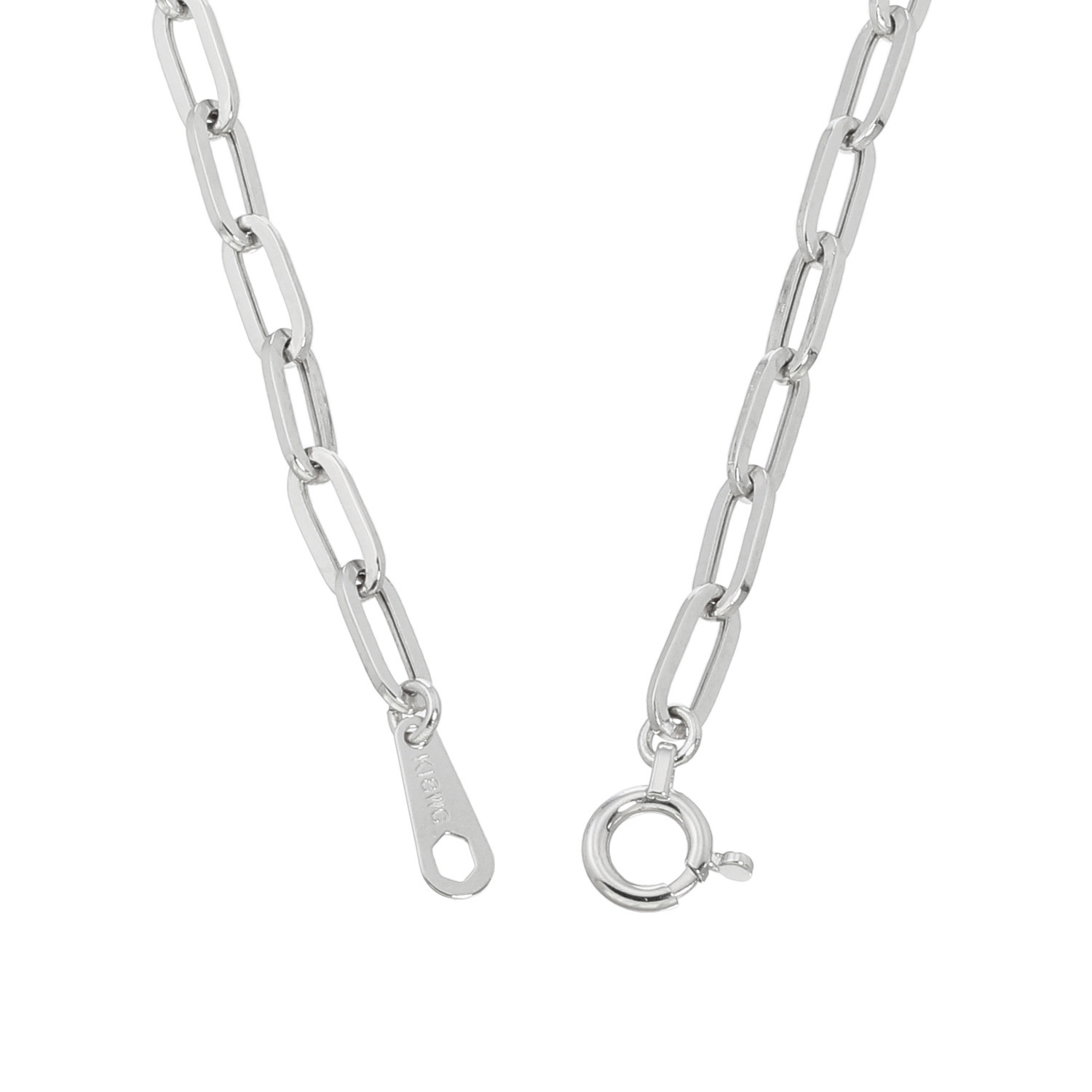 オーサムジュエリー １８Ｋホワイトゴールド クリップデザイン ブレスレット