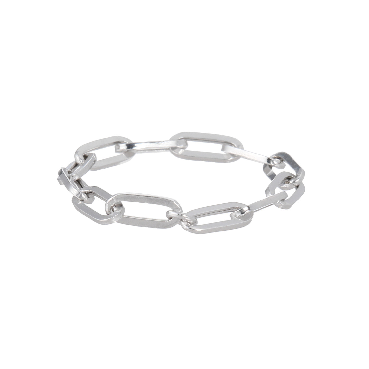 オーサムジュエリー １８Ｋホワイトゴールド クリップデザイン リング