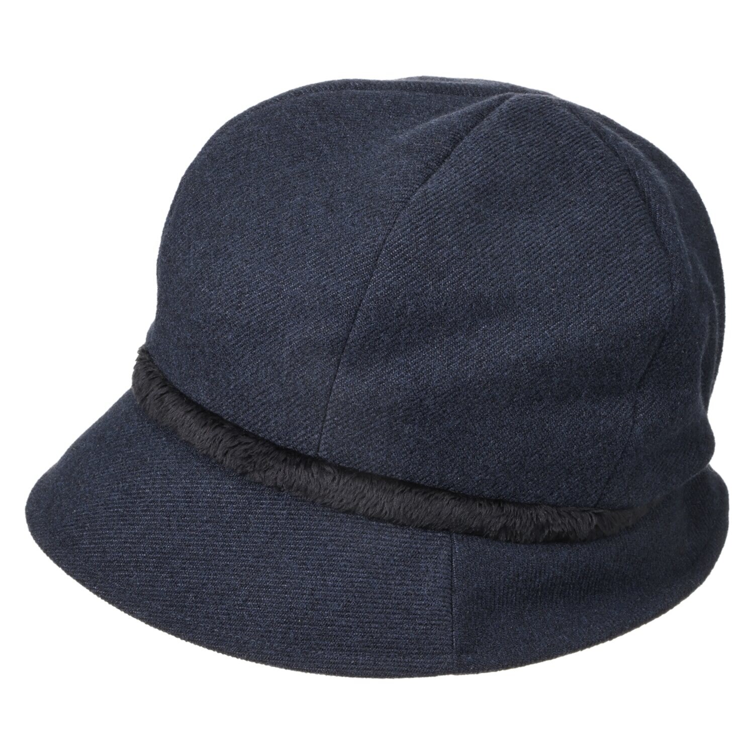 ベル・モード フェイクファーアクセント あたたかクローシュ