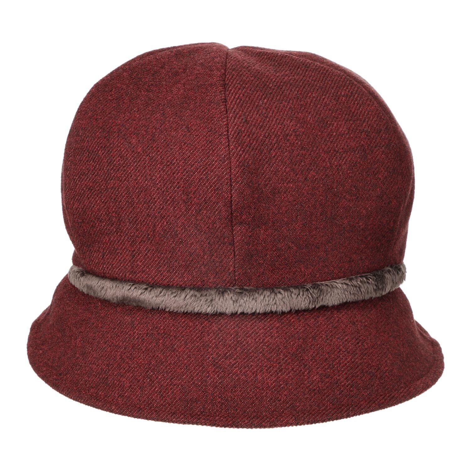 ベル・モード フェイクファーアクセント あたたかクローシュ