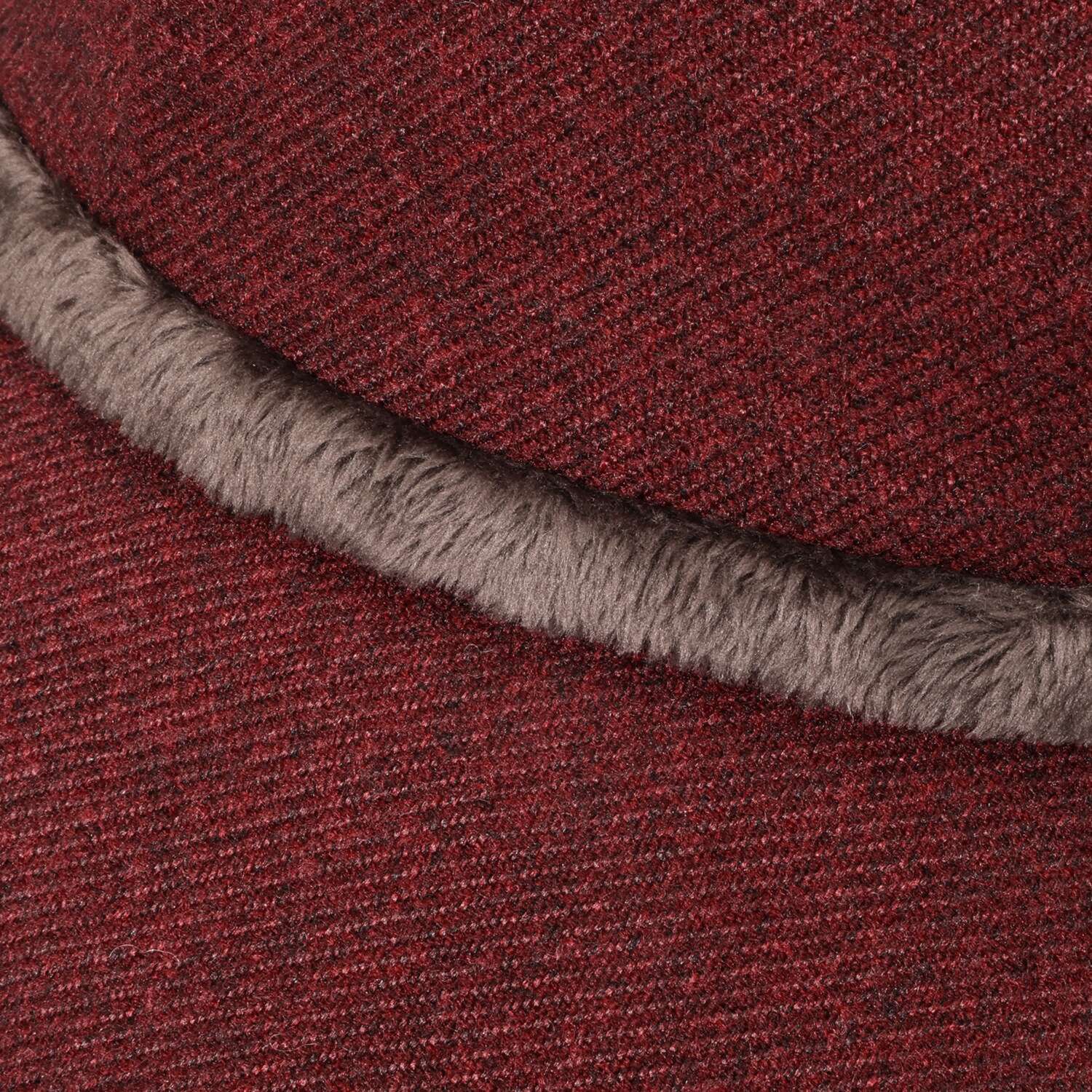 ベル・モード フェイクファーアクセント あたたかクローシュ