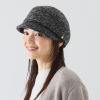 ベル・モード 杢ツイード 耳まであたたか キャスケット
