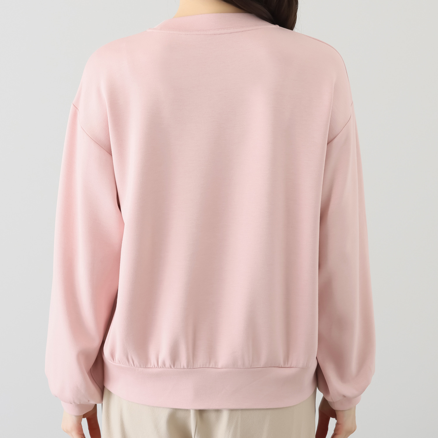 スタイル・ラヴィー レース＆ロゴプリント ガーリープルオーバー