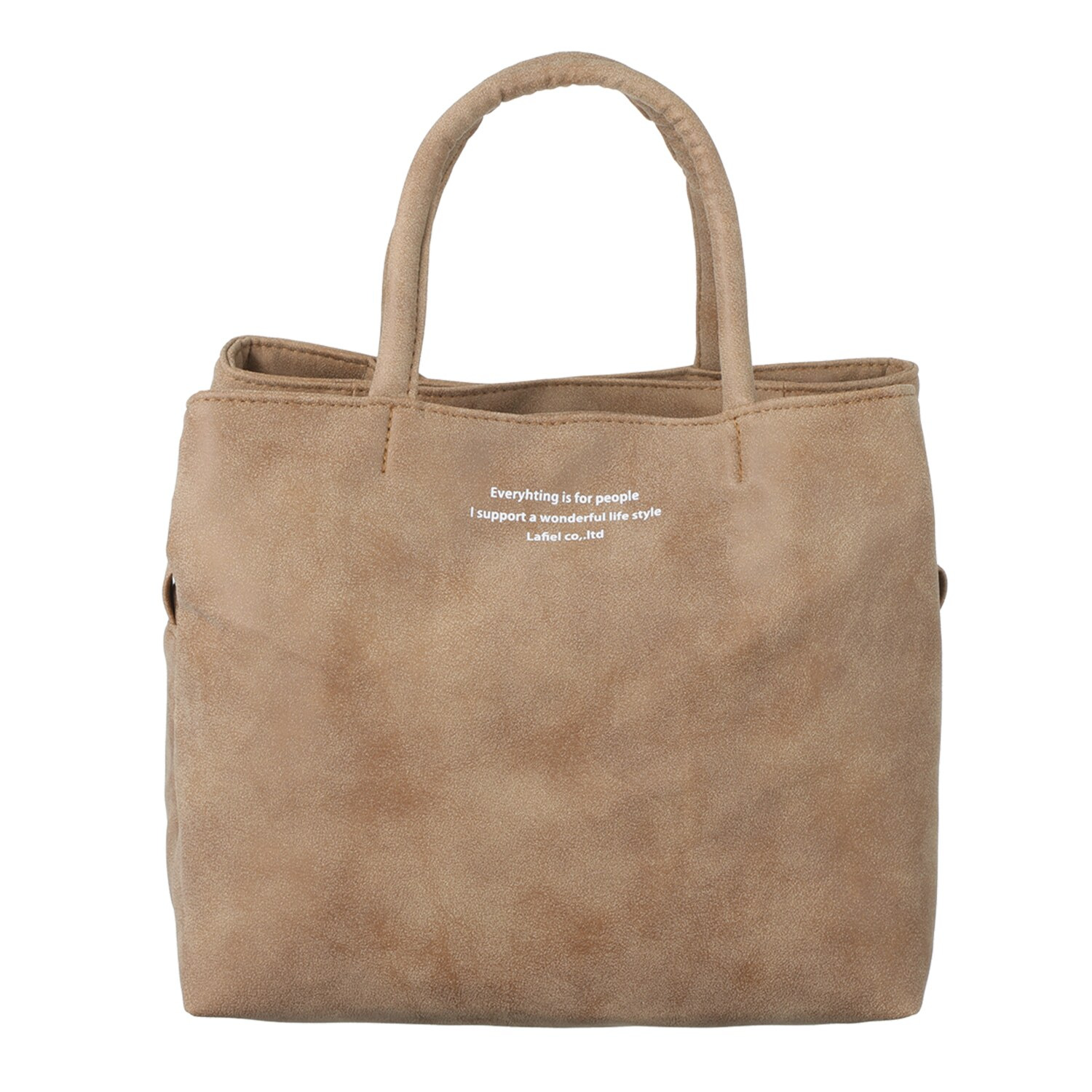 ラフィール マットな質感 多機能ハンドバッグ