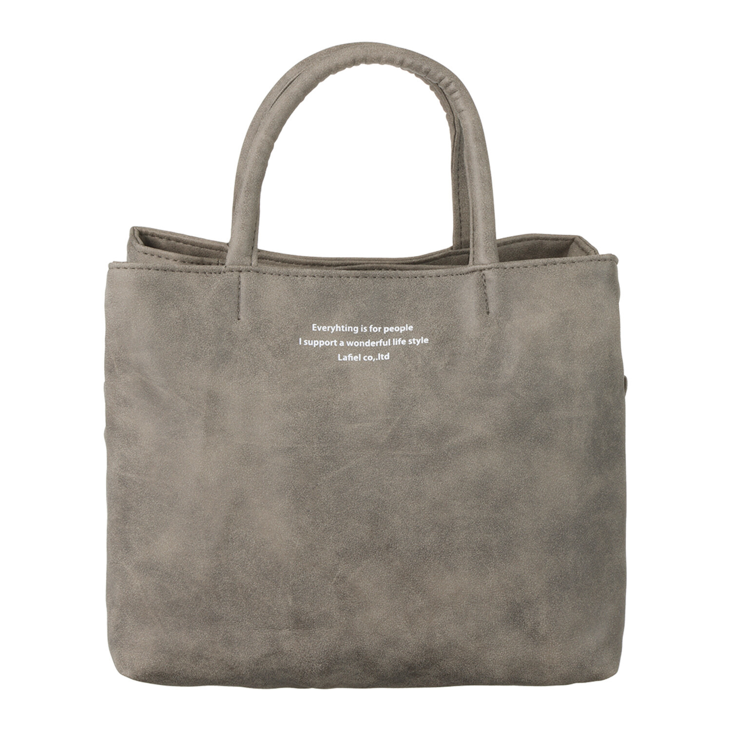 ラフィール マットな質感 多機能ハンドバッグ