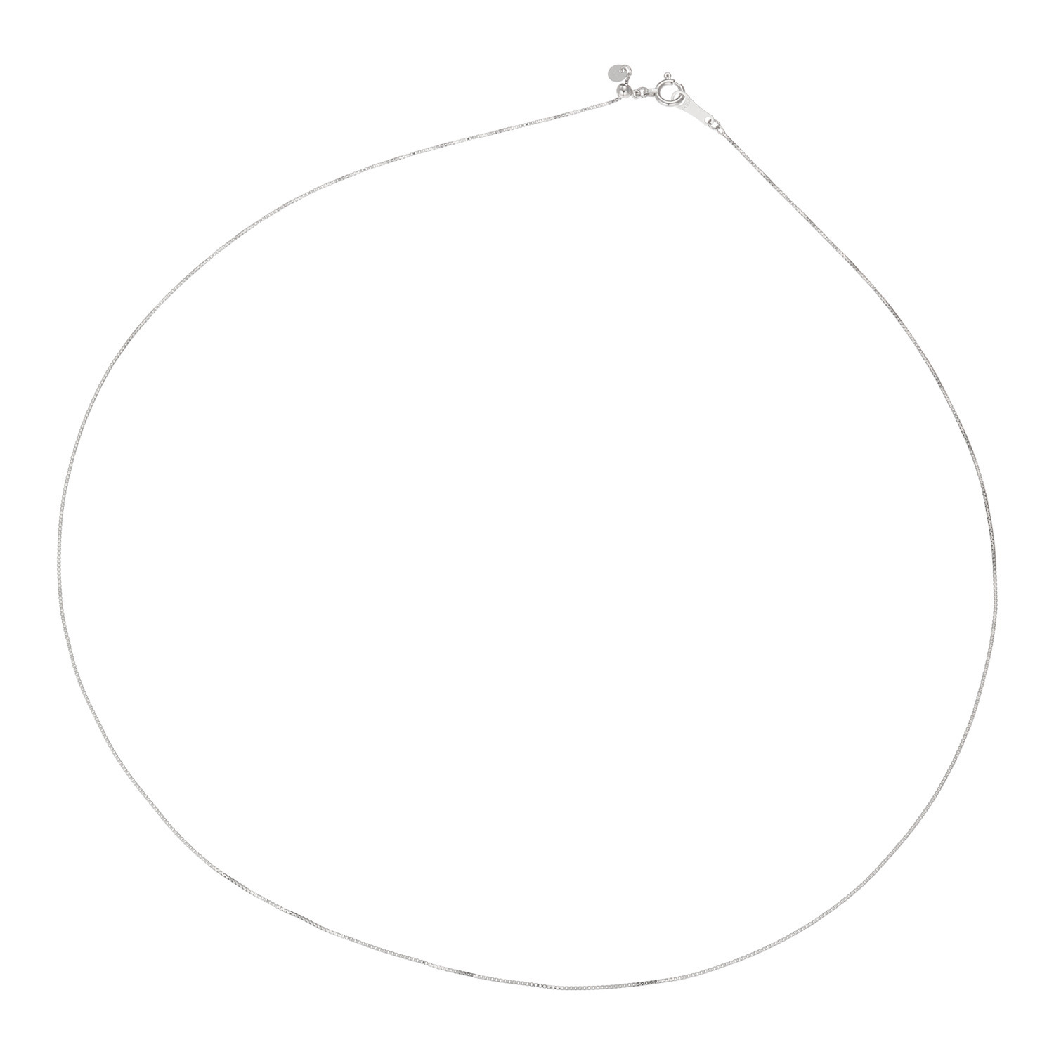 ギフトフロムニューヨーク プラチナ８５０ ボックスチェーン スライドネックレス