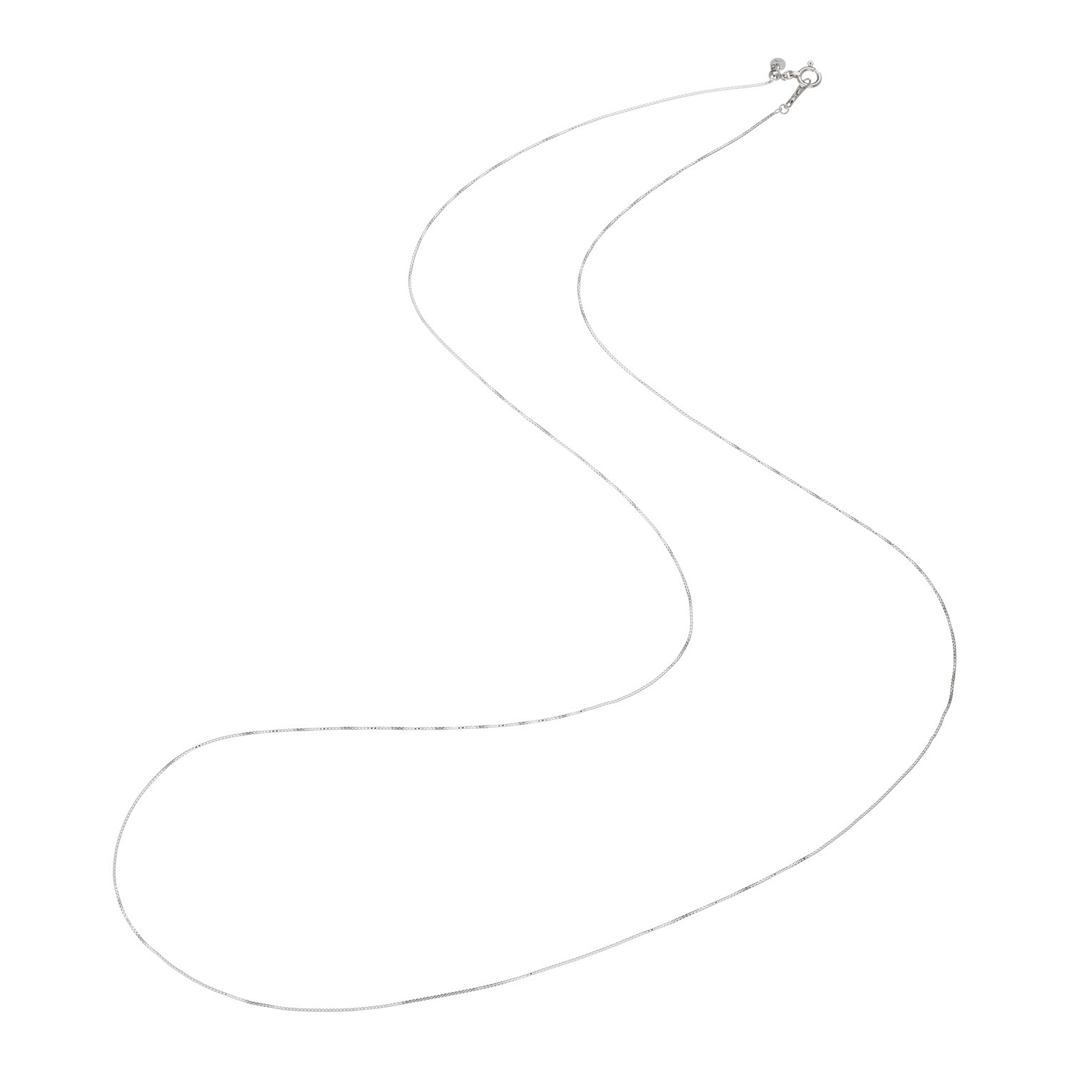 ギフトフロムニューヨーク プラチナ８５０ ボックスチェーン スライド ロングネックレス