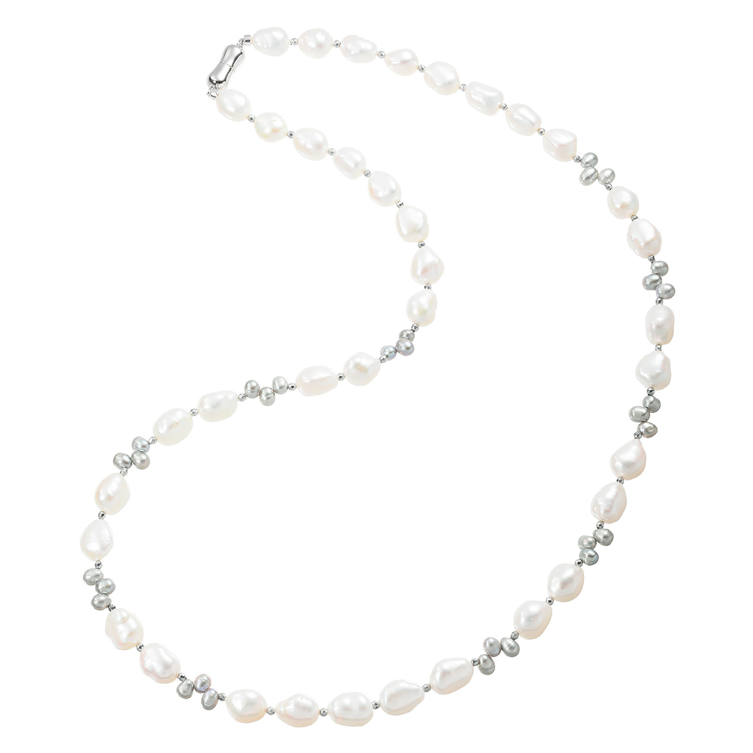 グランシフォレ 淡水パール ロングネックレス