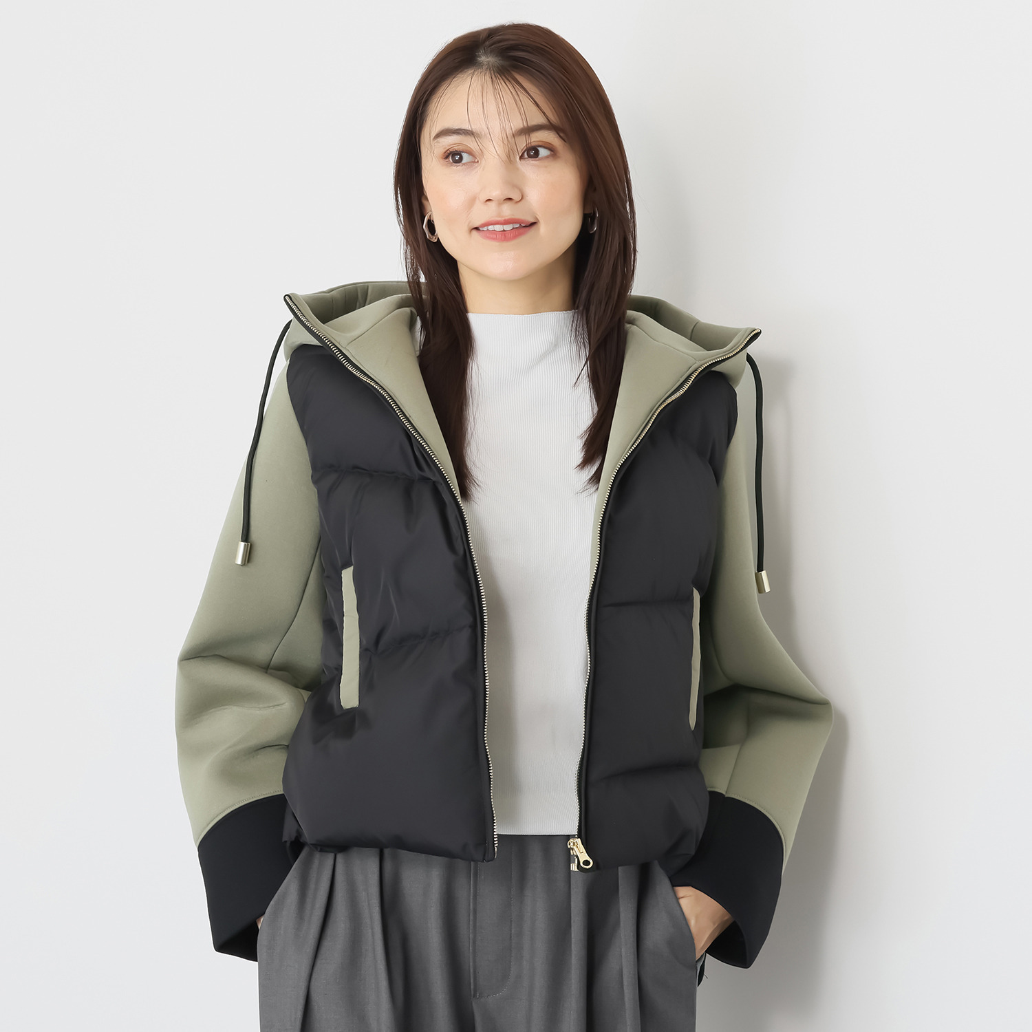 エイティーエイト ディグリー ボンディング切替 ダウンブルゾン