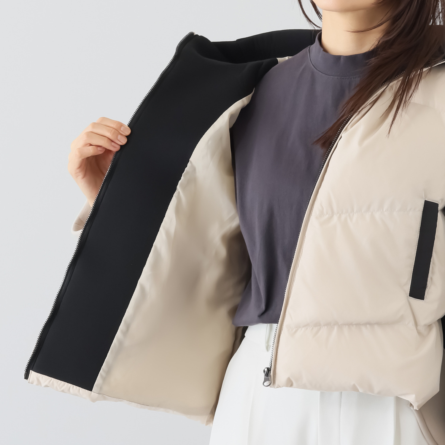 エイティーエイト ディグリー ボンディング切替 ダウンブルゾン