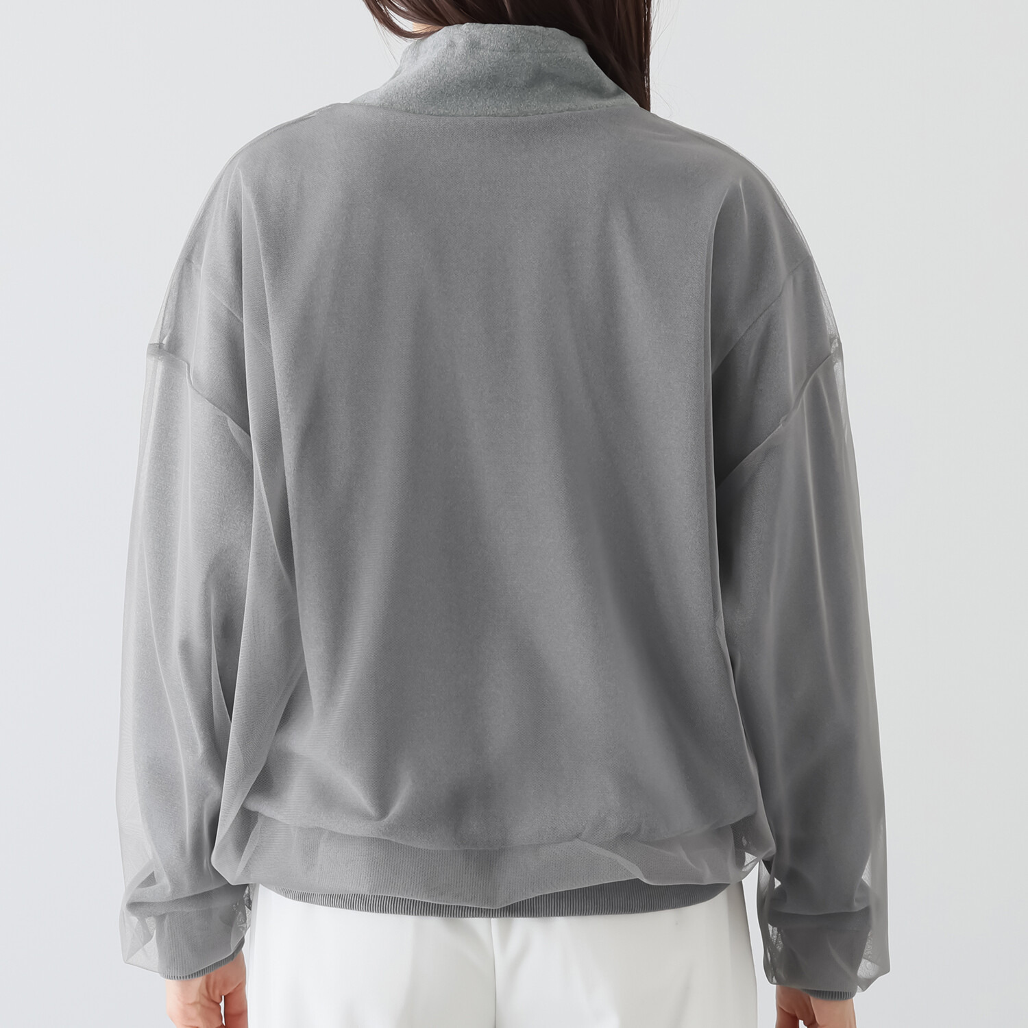 エイティーエイト ディグリー チュールレイヤード プルオーバー