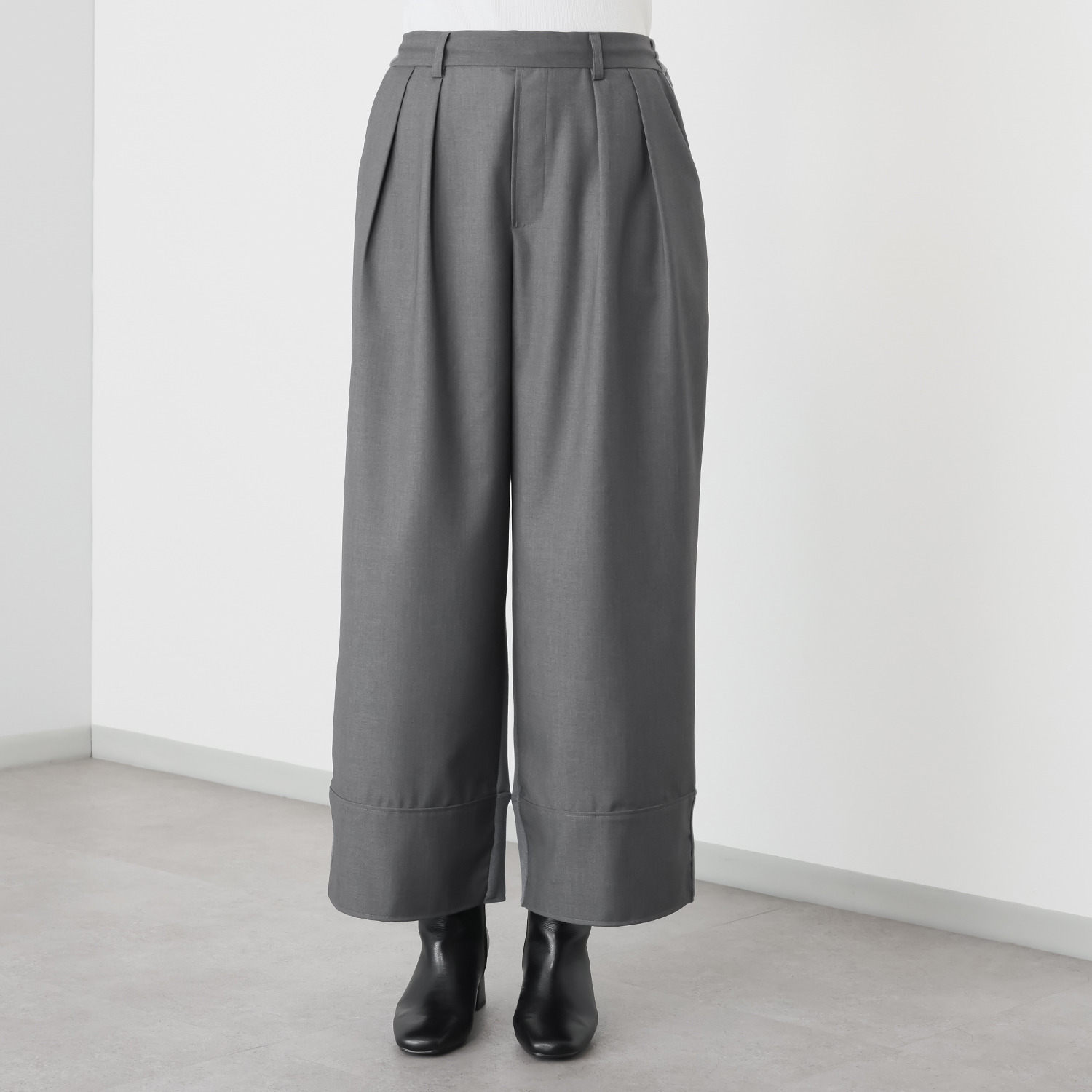 エイティーエイト ディグリー カット切替 ワイドイージーパンツ