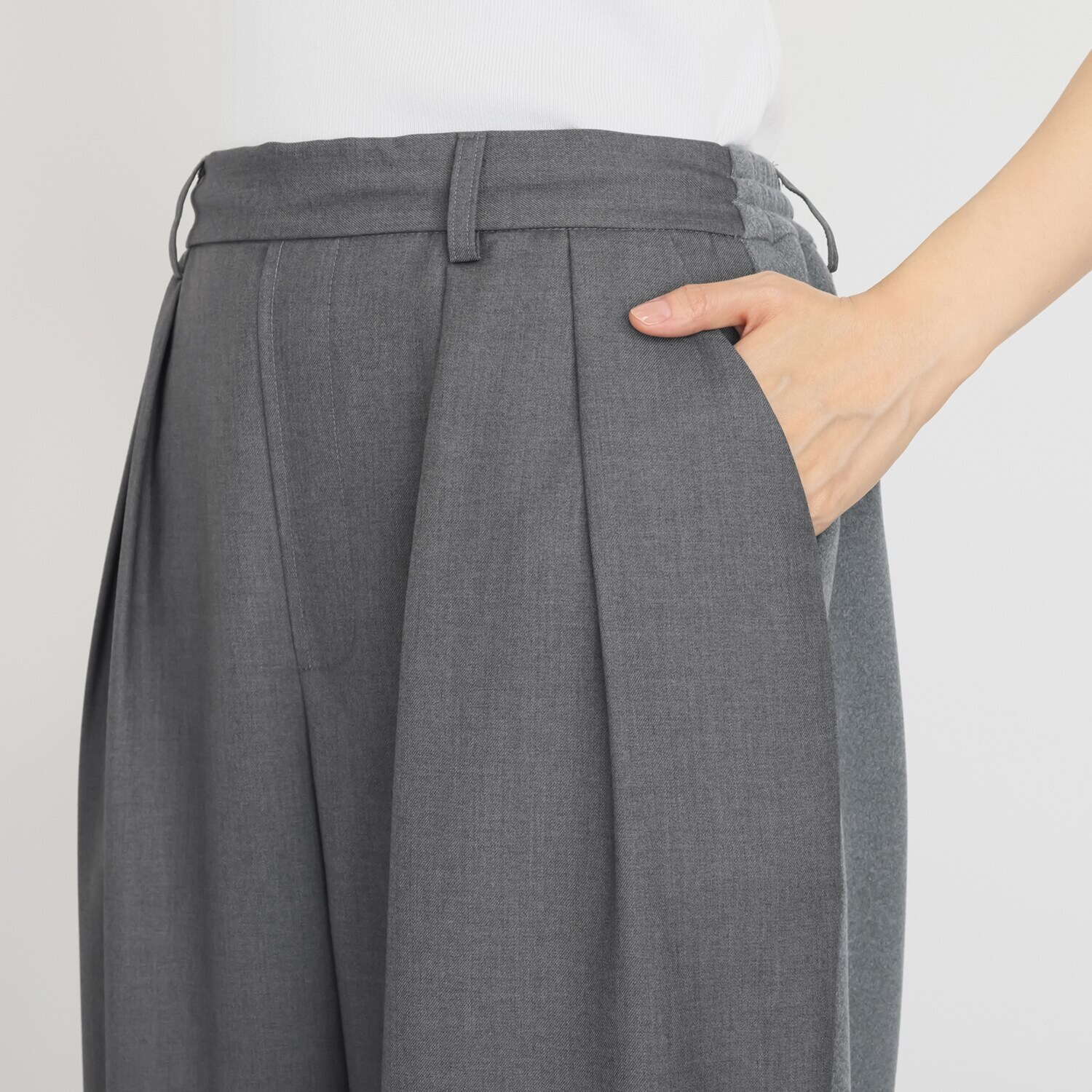 エイティーエイト ディグリー カット切替 ワイドイージーパンツ