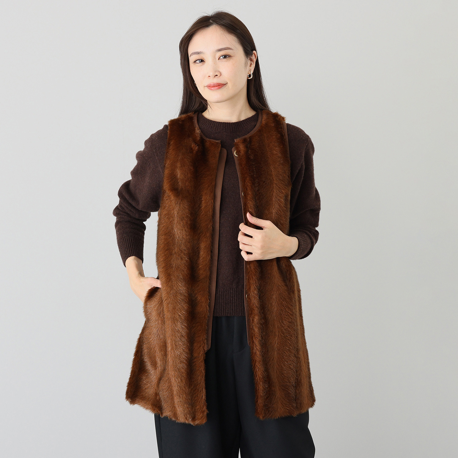 キョウコ　ヒガ エコファー ロングジレ