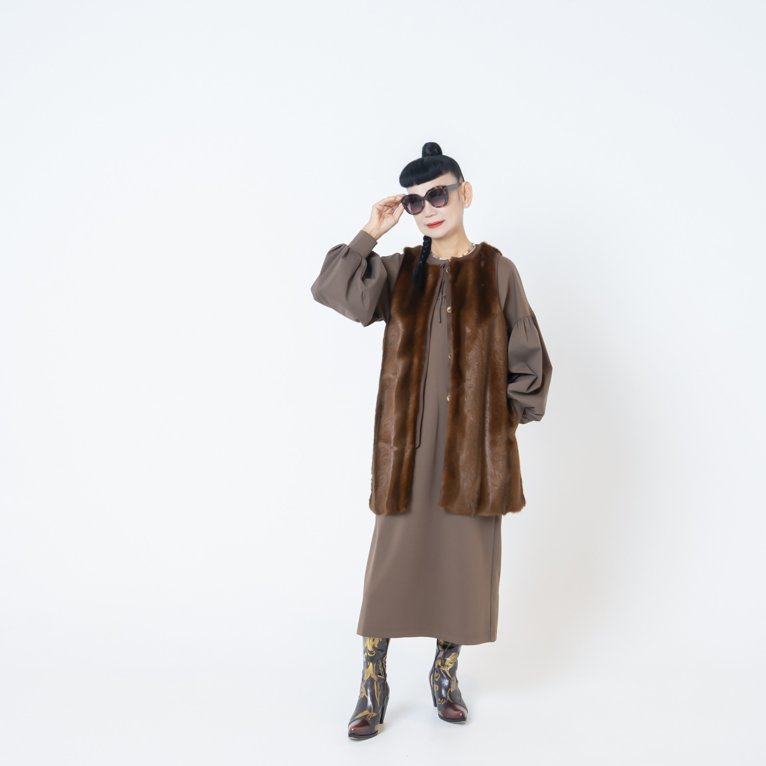 キョウコ　ヒガ エコファー ロングジレ