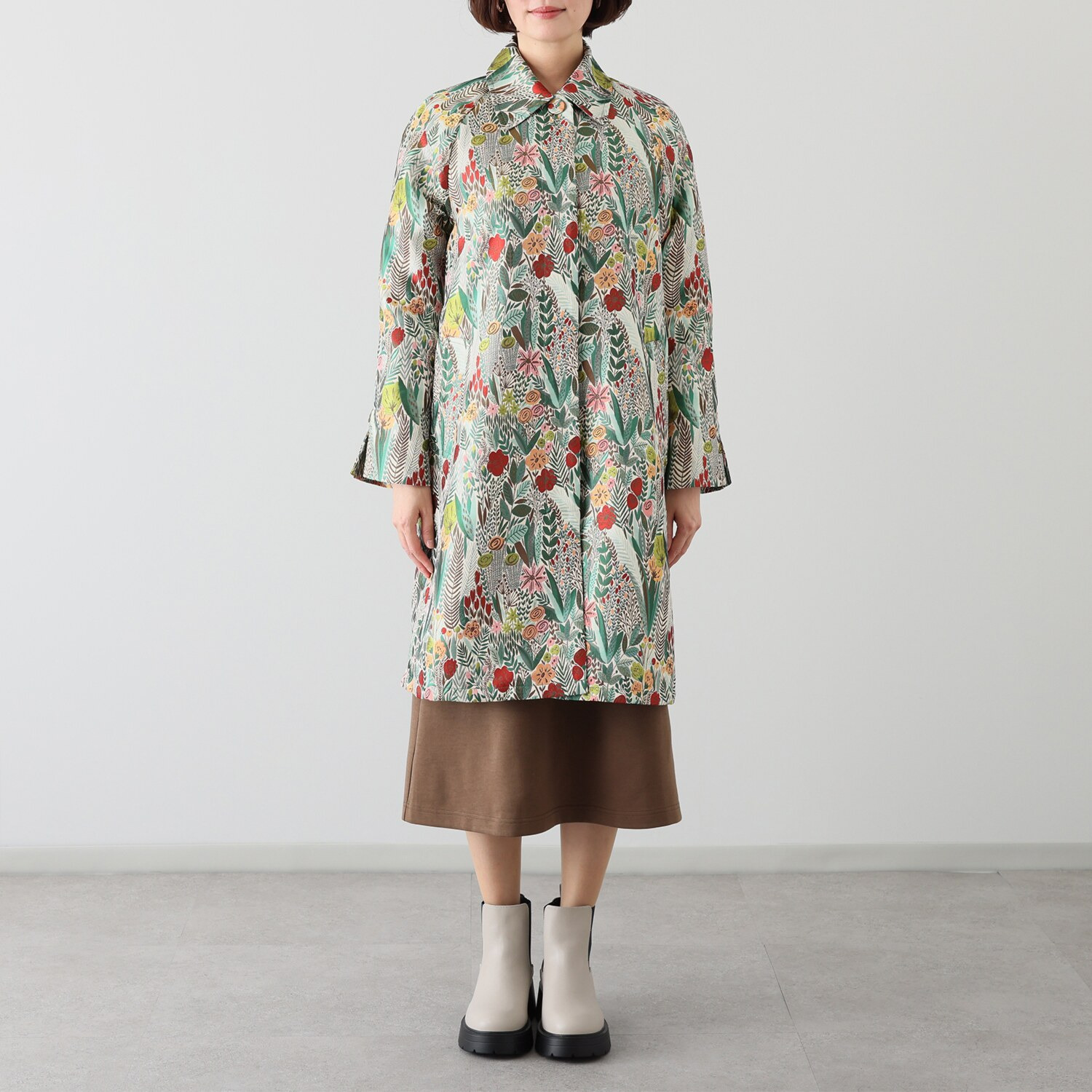 キョウコ　ヒガ ゴブラン風 スプリングコート