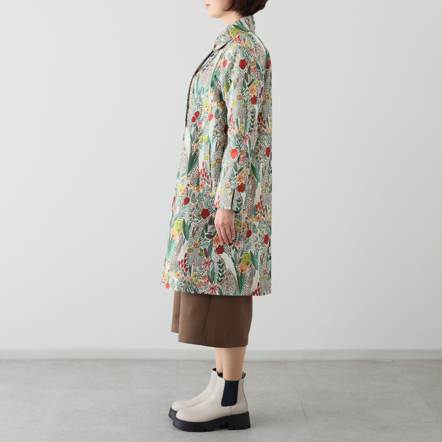 キョウコ　ヒガ ゴブラン風 スプリングコート