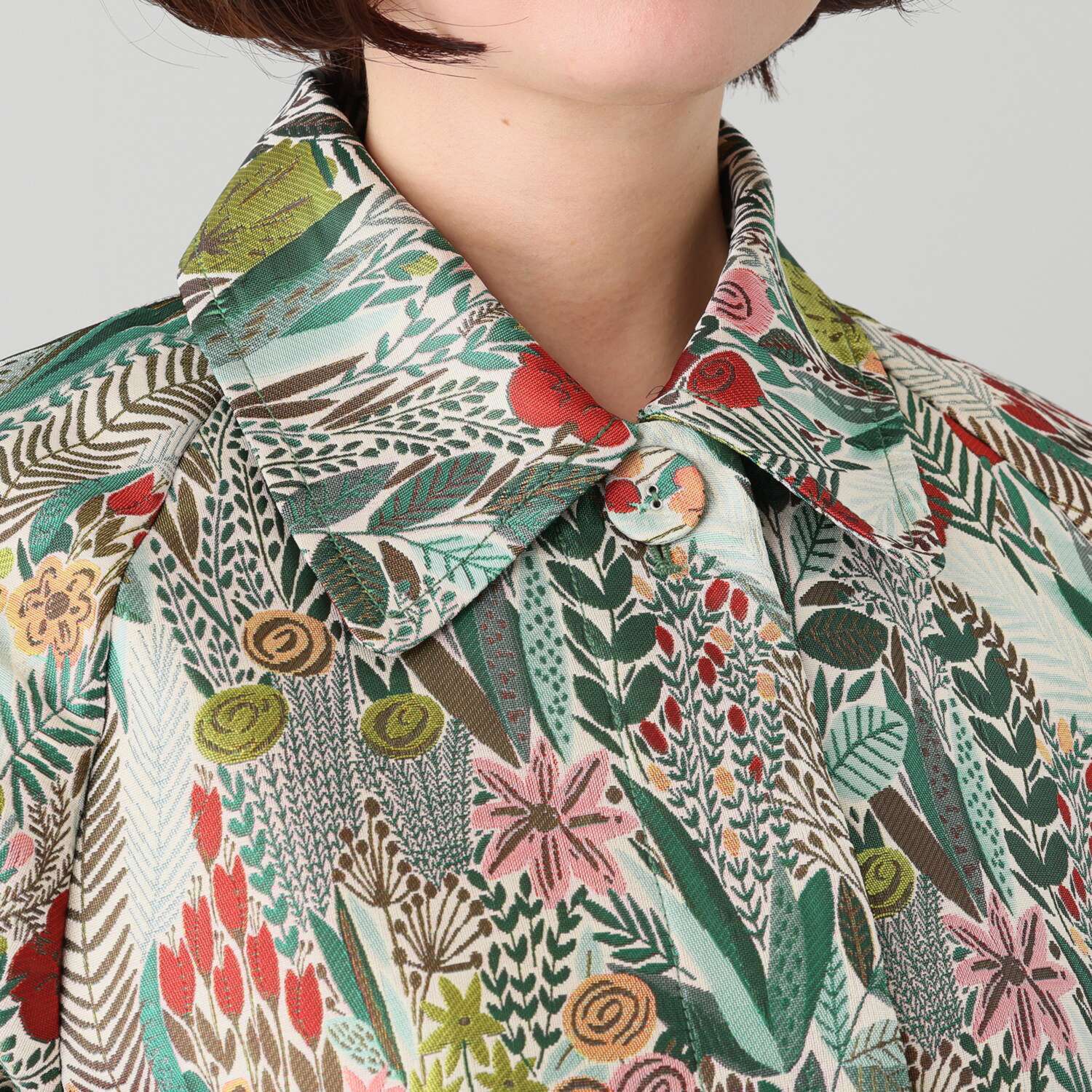 キョウコ　ヒガ ゴブラン風 スプリングコート