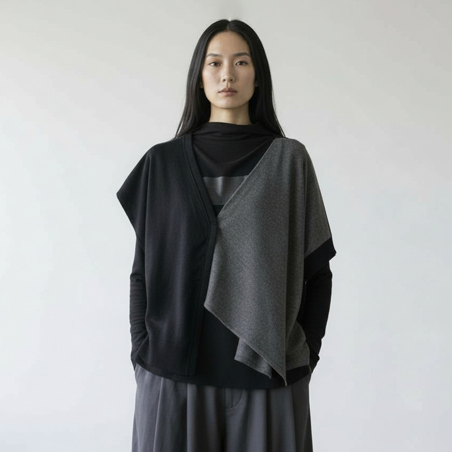 ヨウゾウカタブキ マルチウェイ コンビネーション ニットベスト