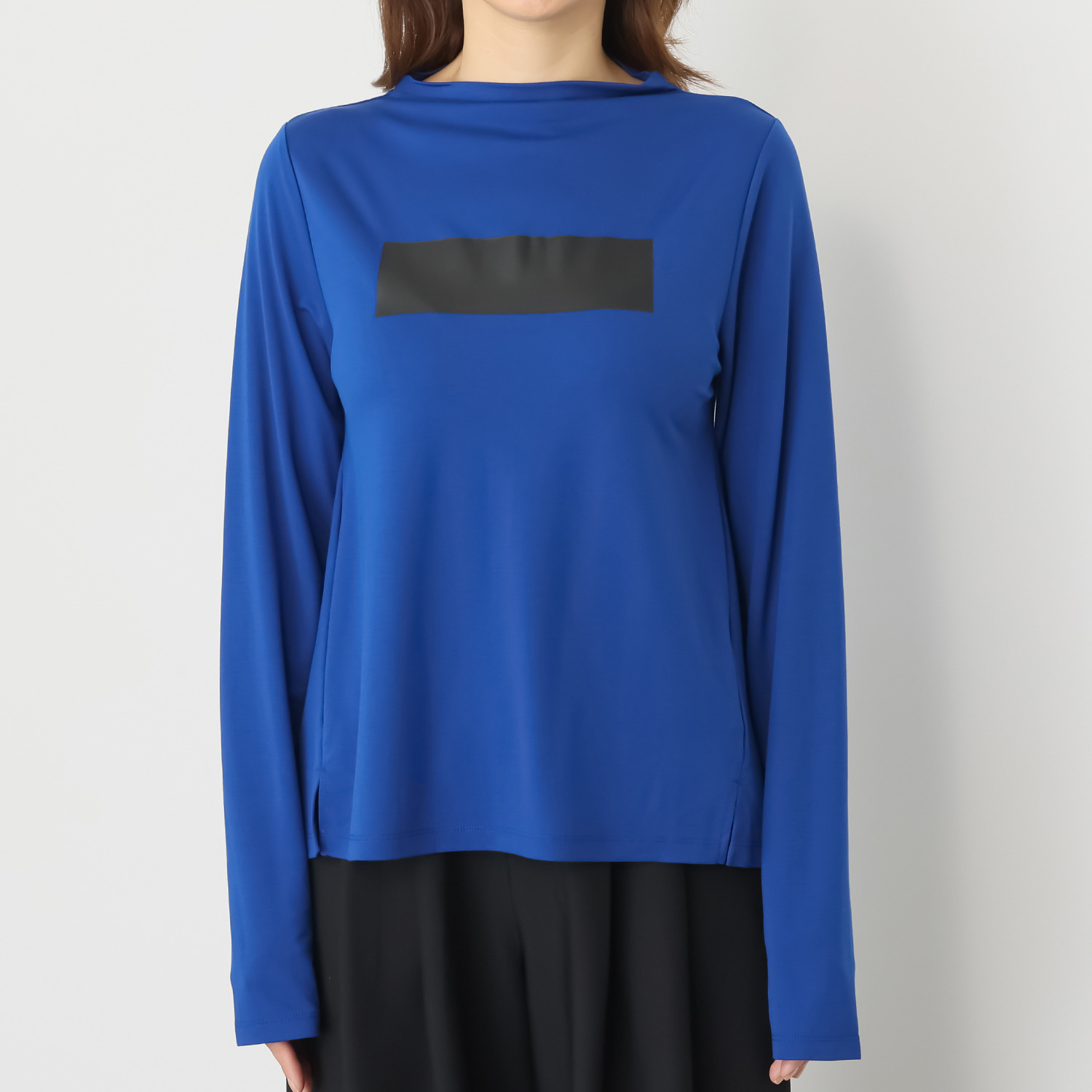 ヨウゾウカタブキ ラバープリント ボトルネックプルオーバー