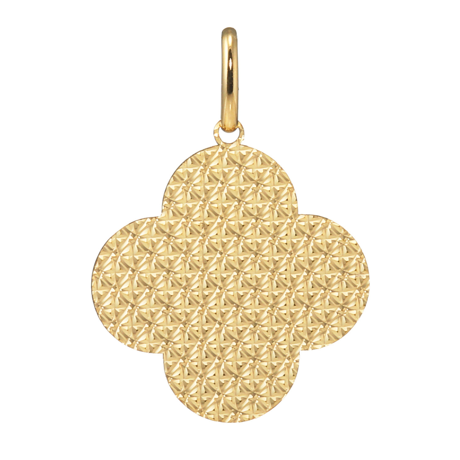 パワーゴールド １８Ｋ 切子紋様 ペンダントトップ