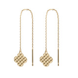 パワーゴールド １８Ｋ 切子紋様 アメリカンピアス