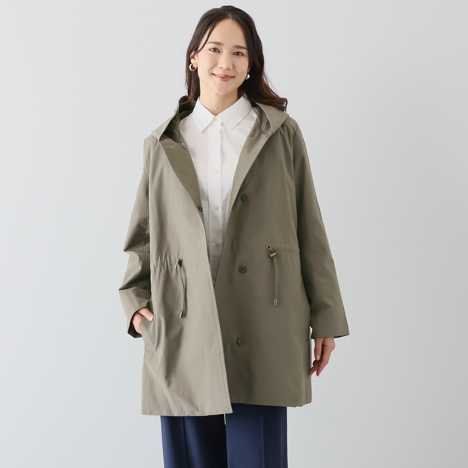 ルナリア ライナー付 はっ水モッズコート