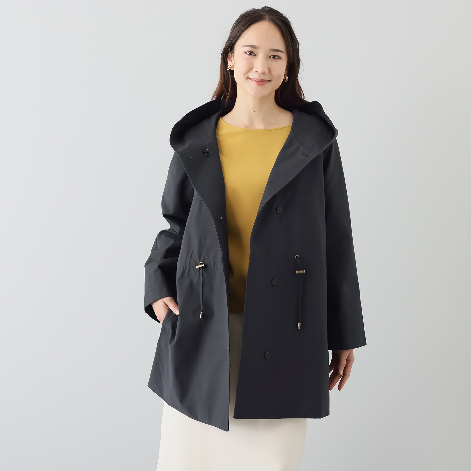 ルナリア ライナー付 はっ水モッズコート