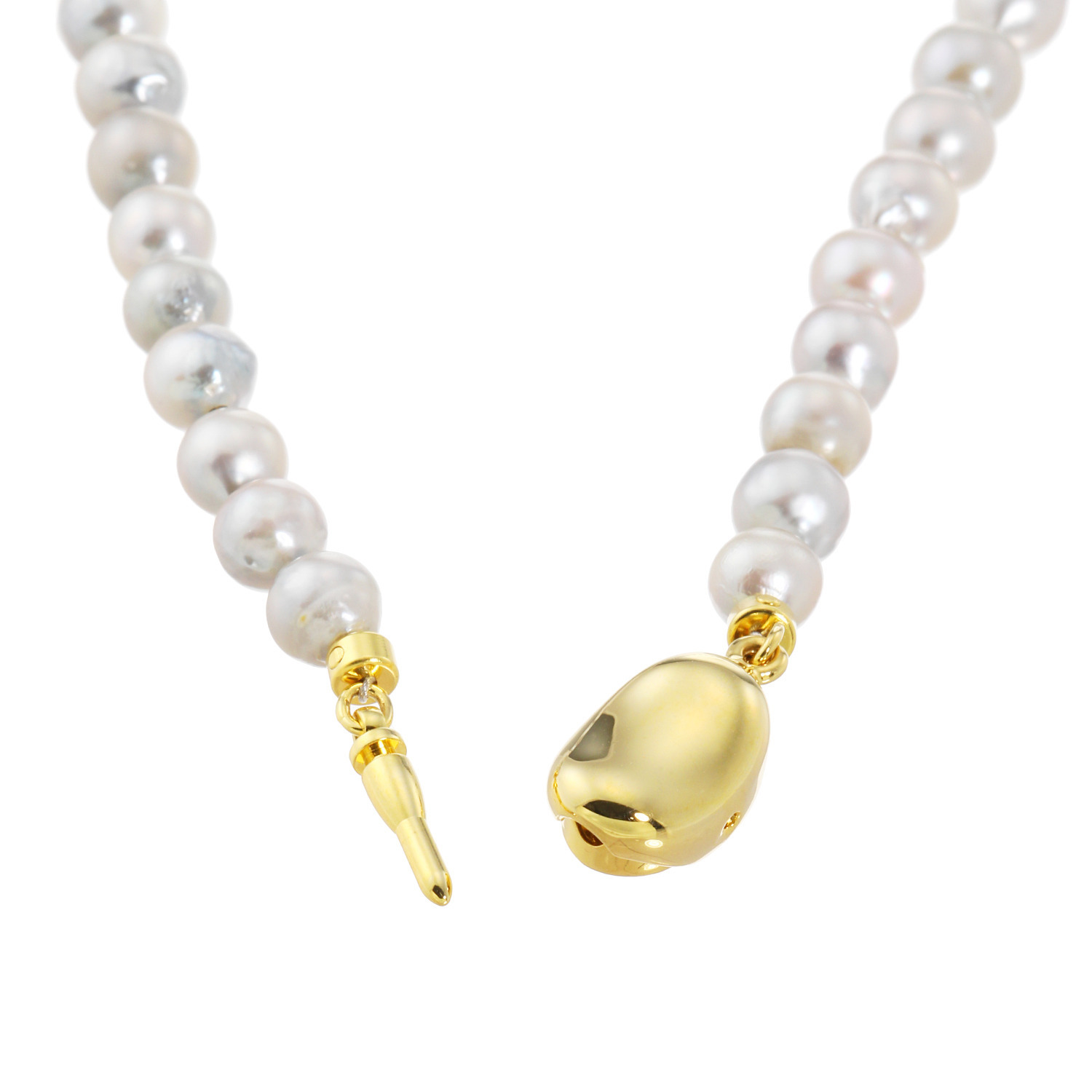 パールモール 国産アコヤパール １８Ｋミラーボール アクセント ネックレス