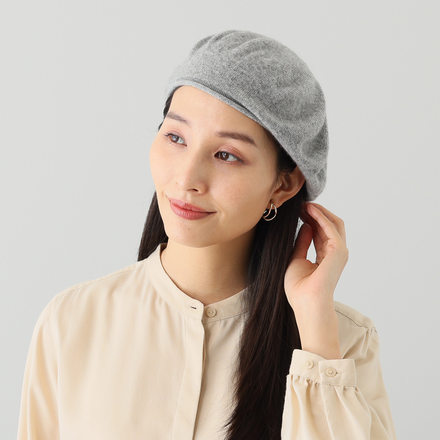 タイムクロス お楽しみ袋 カシミヤ混ニット帽＆ スヌードセット