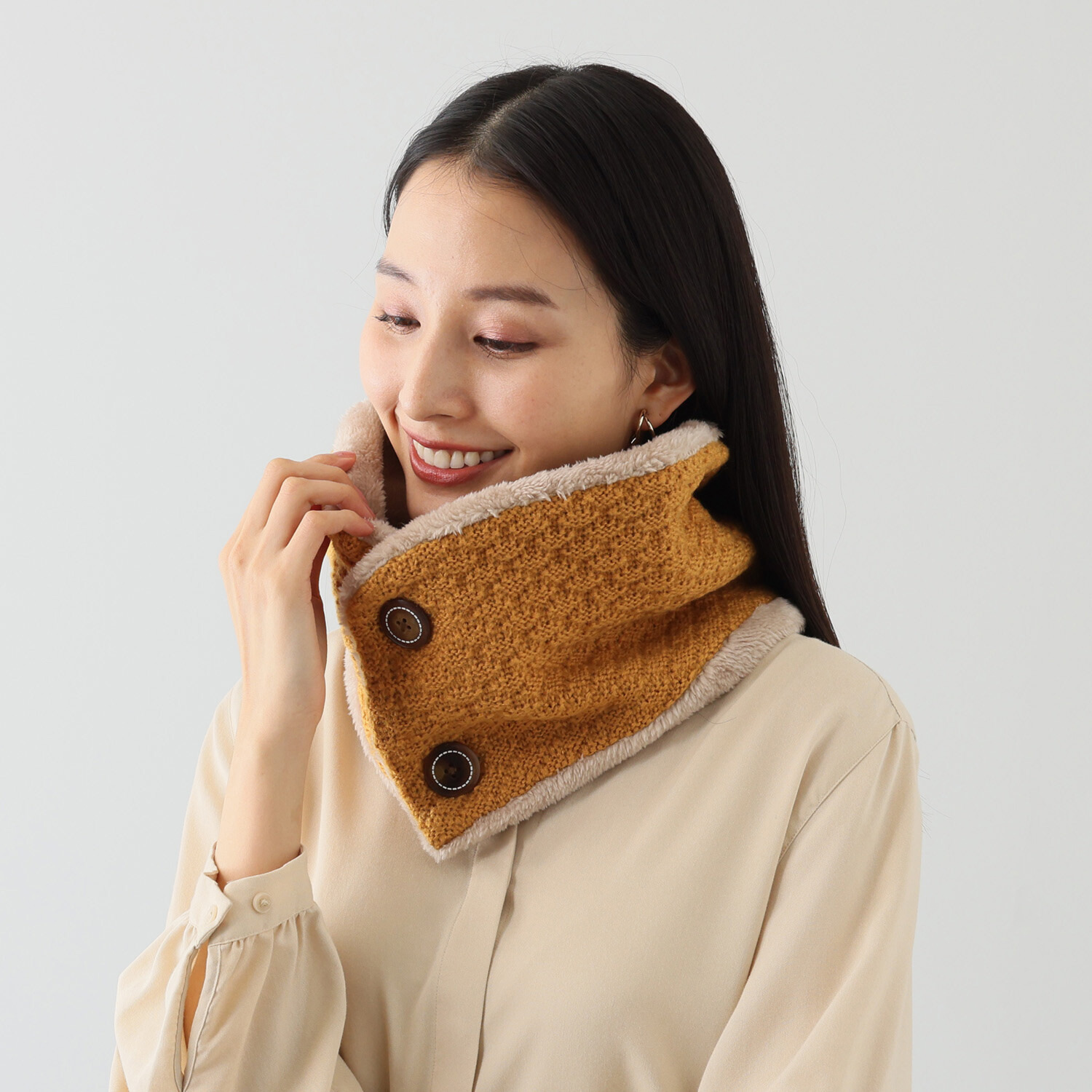 タイムクロス お楽しみ袋 カシミヤ混ニット帽＆ スヌードセット