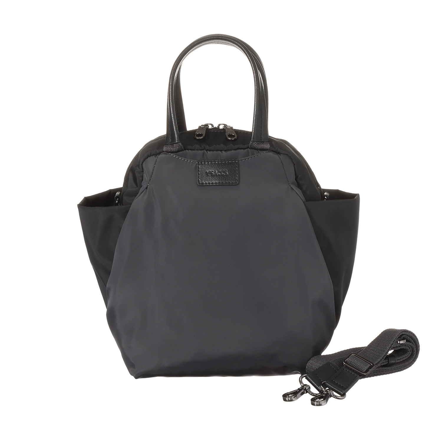 イザック はっ水・軽量 シルキーブロード バイカラー ２ウェイミニトートバッグ