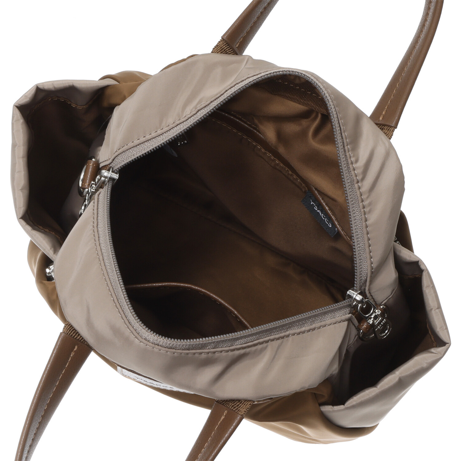 イザック はっ水・軽量 シルキーブロード バイカラー ２ウェイミニトートバッグ