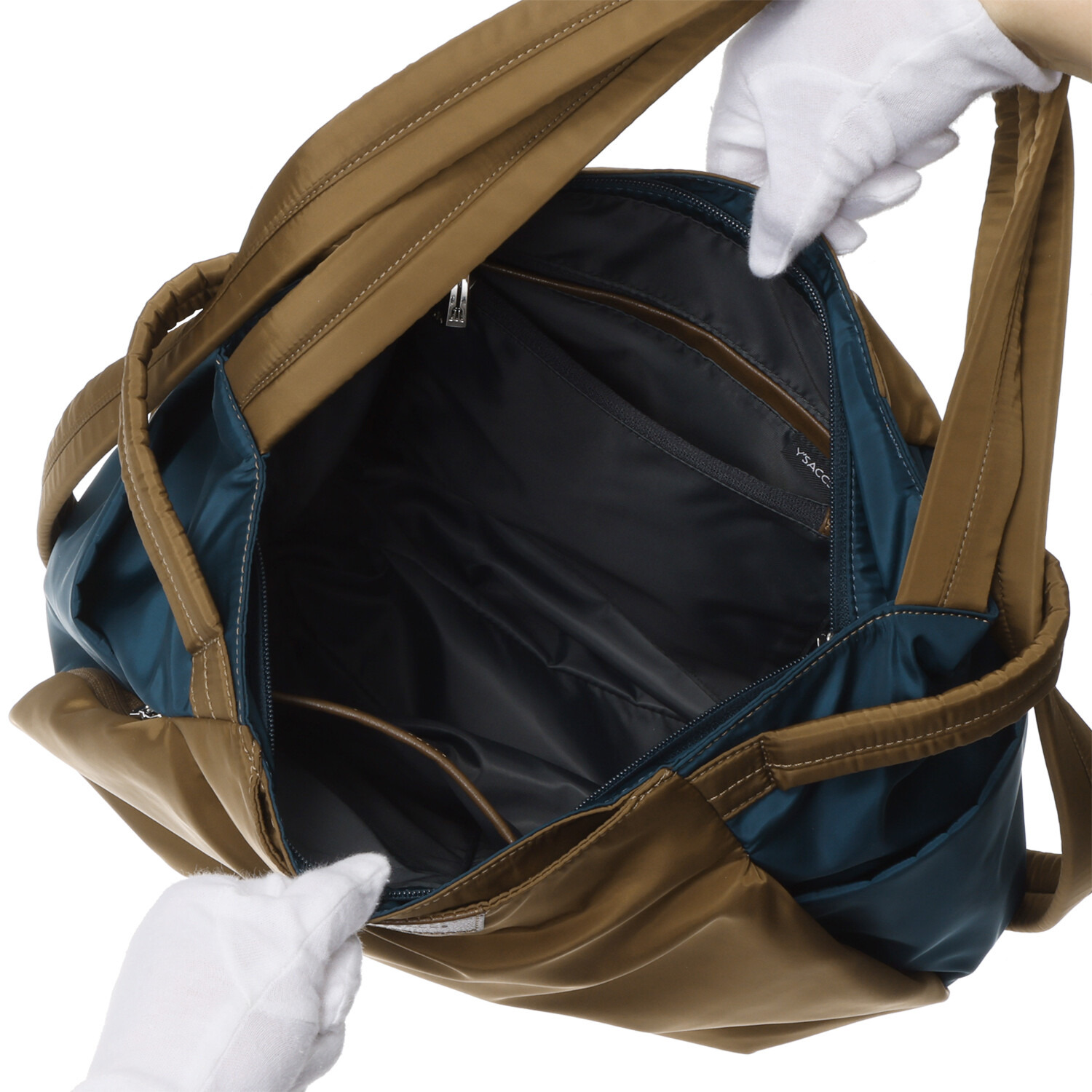 イザック はっ水・軽量 シルキーブロード バイカラー ショルダーリュック