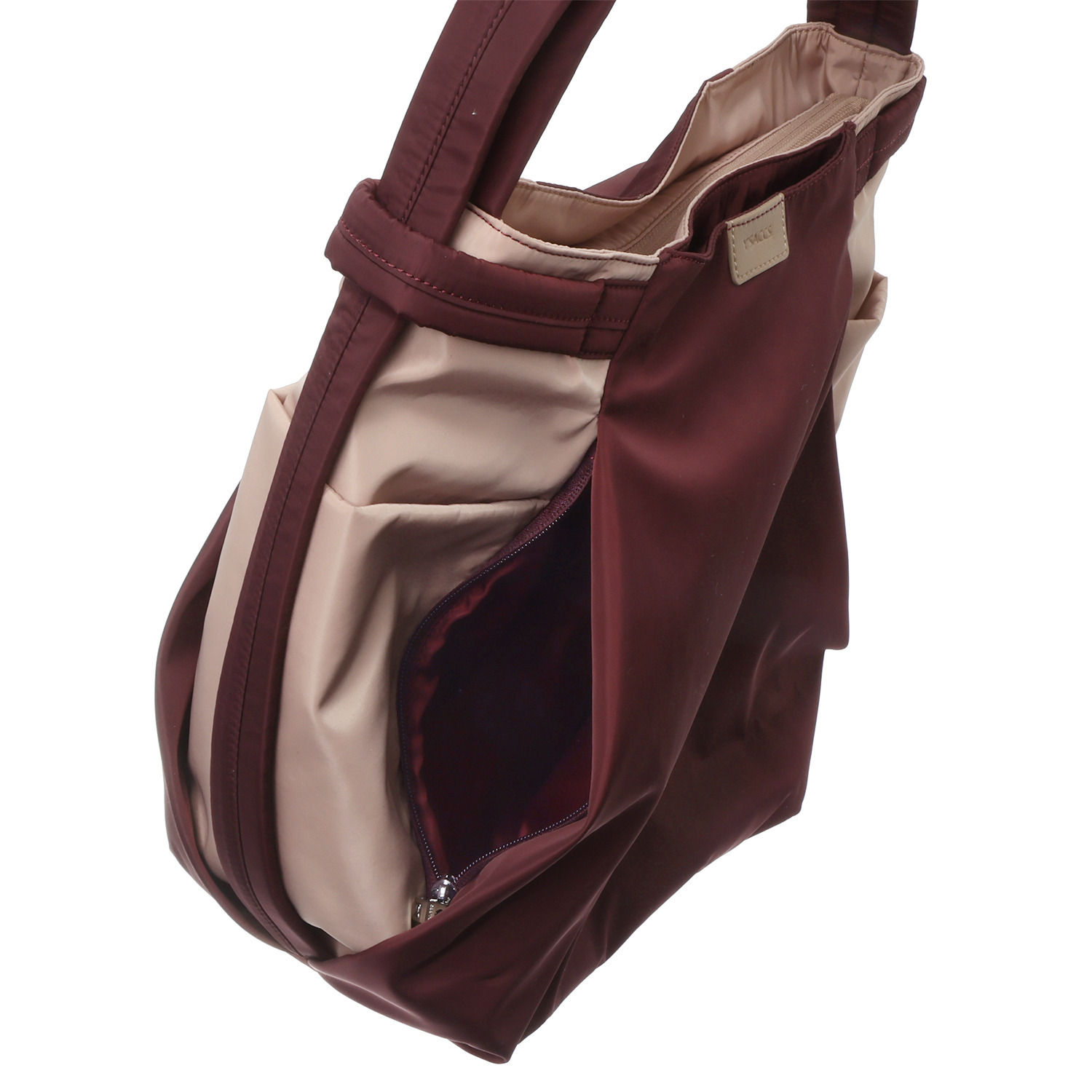 イザック はっ水・軽量 シルキーブロード バイカラー ショルダーリュック