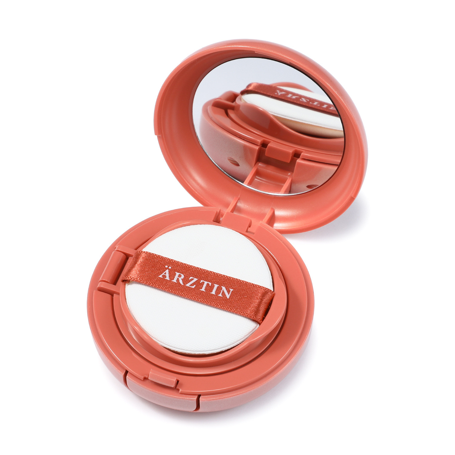 エルツティン 韓国大手美容サロン発 光を味方にして みずみずしいツヤ感演出！ シャイングロス クッションチーク ＜シャインコーラル＞ ２個特別セット