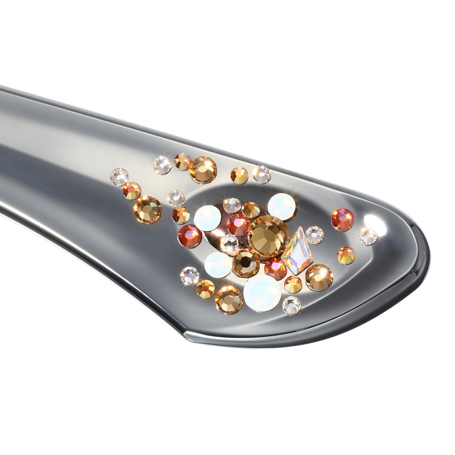 日本の先端技術と職人技 なめらかなくし通りの 艶やか美髪コーム ラブクロム プレシオサ　ハワイ ＰＧ　テツキ ＜プレミアムブラック＞